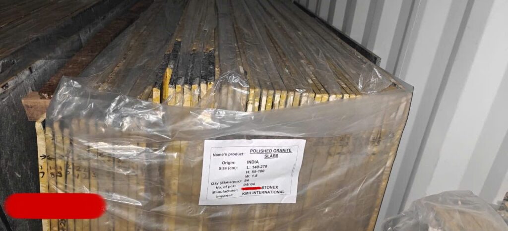 empty granite container before closing 3